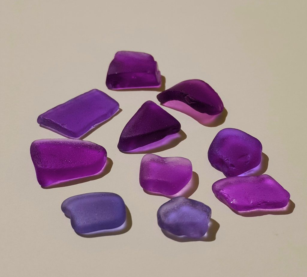 Purple seaglass